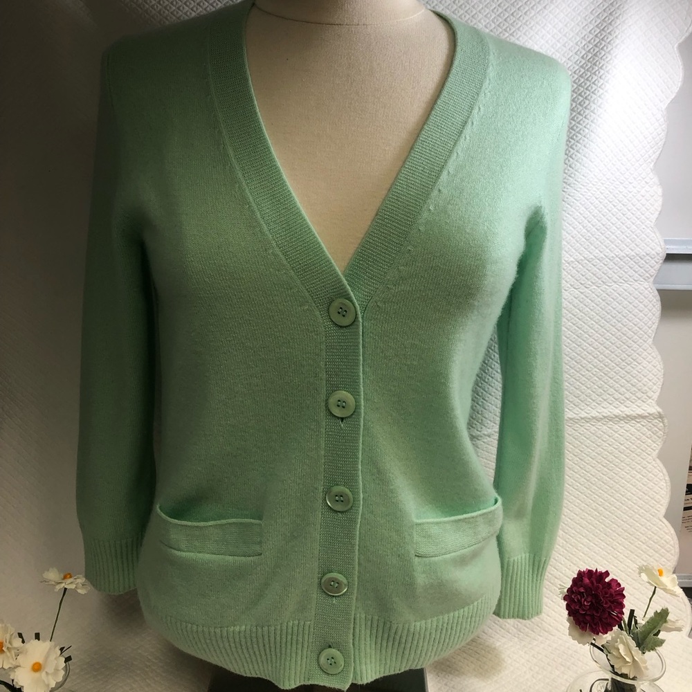 J crew Italian cashmere cardigan sweater.